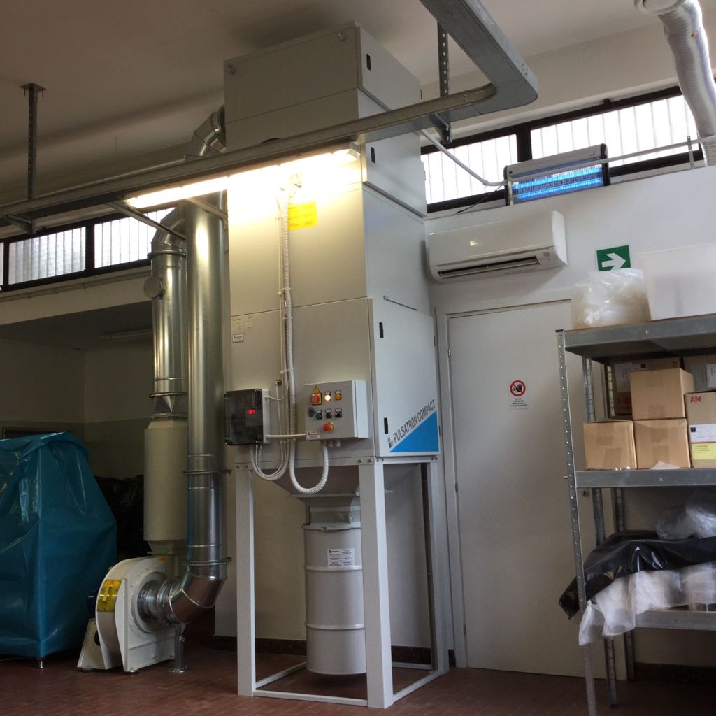 dedusting cartridge filter pulsatron compact hf group