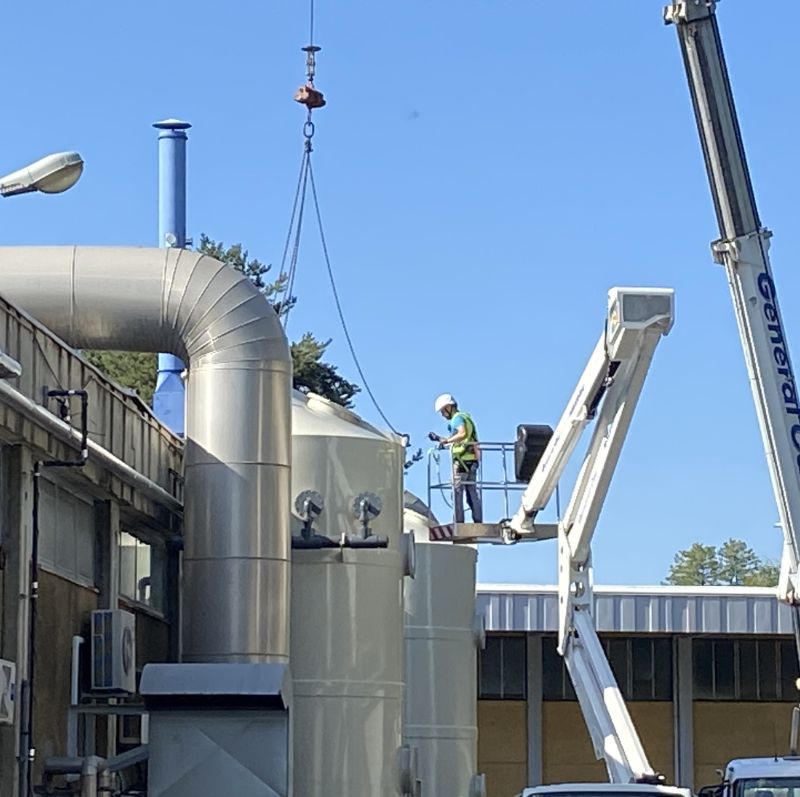 Scrubber washing towers are used to clean industrial air by removing polluting gases, vapors, and VOCs, ensuring cleaner emissions and safer workplaces. scrubber washing tower vocs redcution and abatement hf group